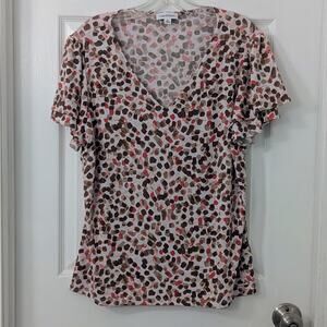Calvin Klein Women’s Top – XL – Stretch – Abstract Print